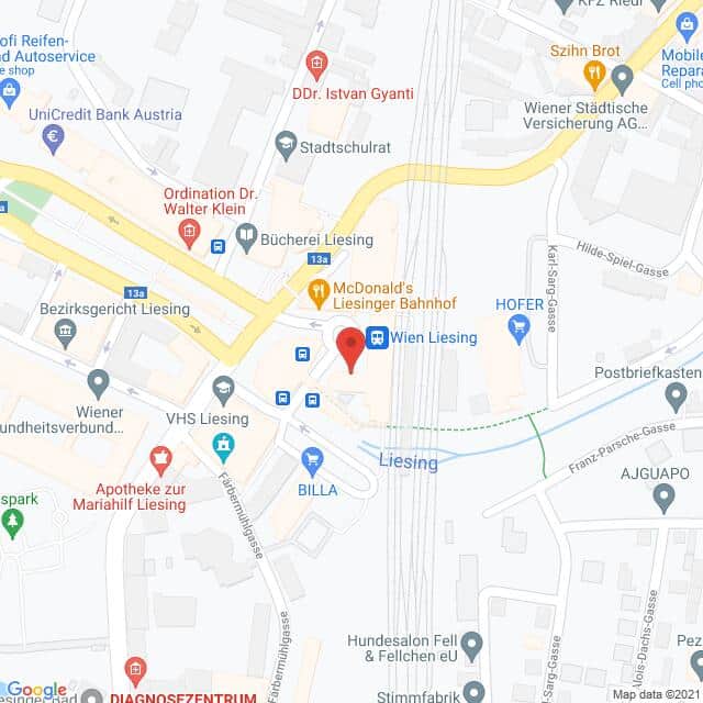 Österreichische Post, Liesinger Platz 2, 1235 Wien Anfahrtsmappe