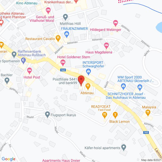 Anfahrtsmappe von Lehrbetrieb Österreichische Post nach Österreichische Post – Markt 150, 5441 Abtenau – Anfahrtsmappe