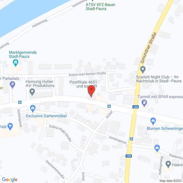 Anfahrtsmappe von Lehrbetrieb Österreichische Post nach Österreichische Post – Maximilian-Pagl-Straße 8, 4651 Stadl-Traun – Anfahrtsmappe