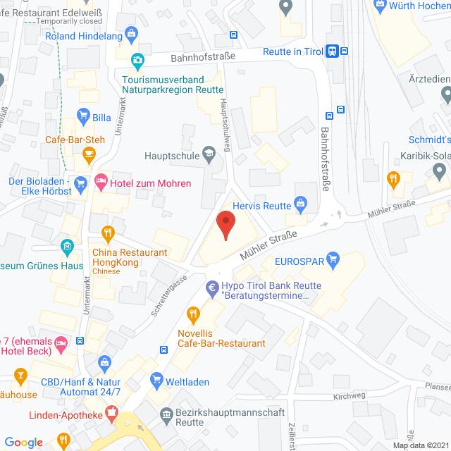 Anfahrtsmappe von Lehrbetrieb Österreichische Post nach Österreichische Post – Mühler Straße 11, 6600 Gemeinde Reutte – Anfahrtsmappe