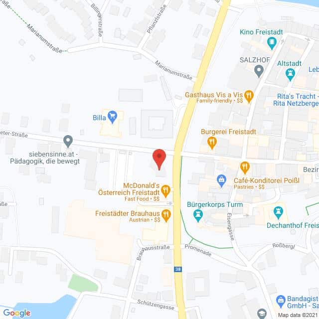 Anfahrtsmappe von Lehrbetrieb Österreichische Post nach Österreichische Post – Promenade 11, 4240 Freistadt – Anfahrtsmappe