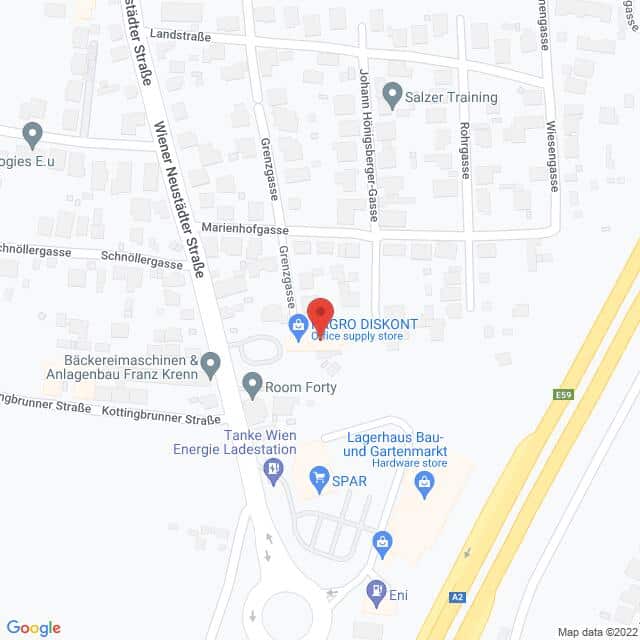 Pagro 2540 – 2540 Bad Vöslau, Wiener Neustädter Straße 91 93 Anfahrtsmappe