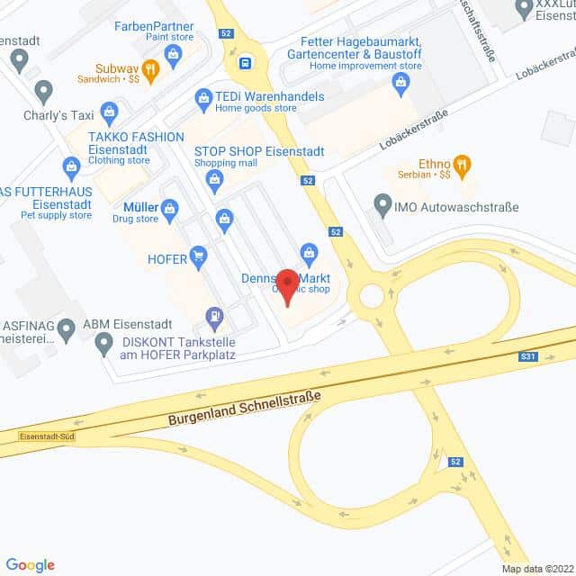 Pagro 7000 – 7000 Eisenstadt, Rusterstraße 148 Anfahrtsmappe