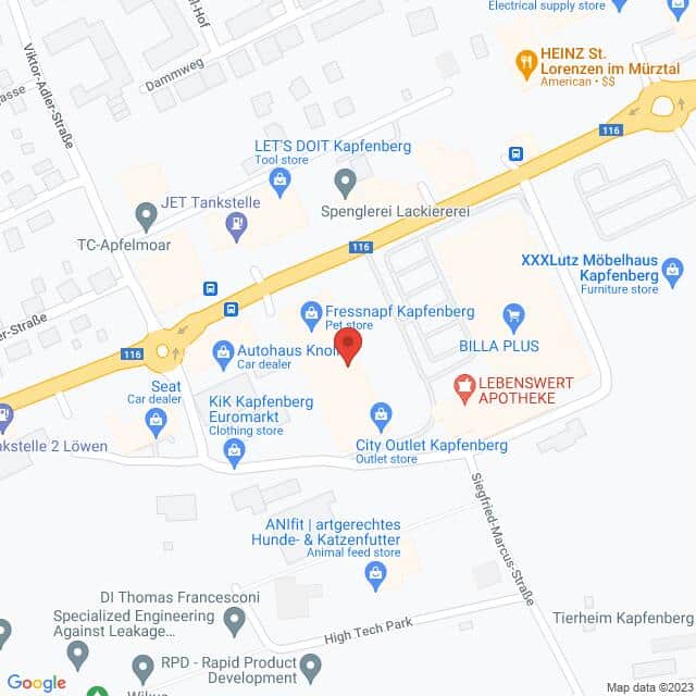 Pagro 8650 – 8605 Kapfenberg, Siegfried Marcus Straße 5 Anfahrtsmappe