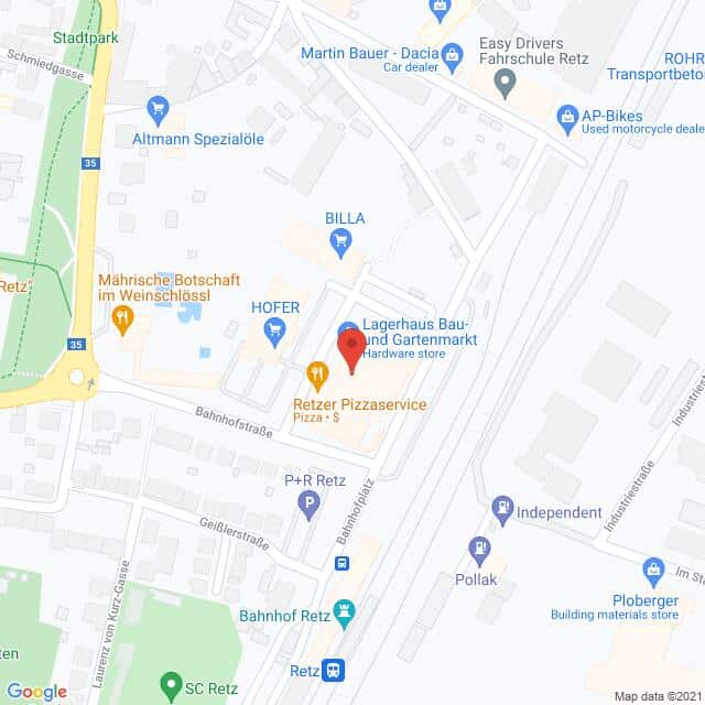 Raiffeisen Lagerhaus Karl König Platz 1, 2070 Retz Anfahrtsmappe