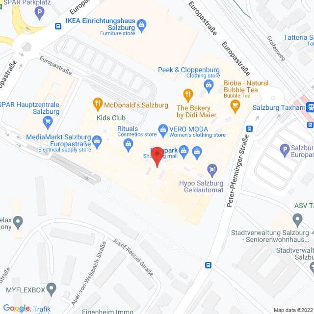 Seen!wutscher Europark – Europastraße 1 (eg042), 5020 Salzburg Anfahrtsmappe