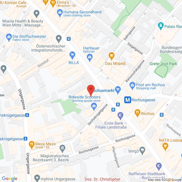 Sehen!wutscher Landstraßer Hauptstraße – Landstrasser Hauptstrasse 48, 1030 Wien Anfahrtsmappe