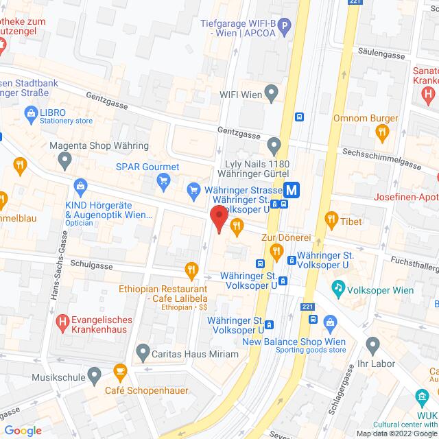 Sehen!wutscher Währing – Währinger Straße 75, 1180 Wien Anfahrtsmappe