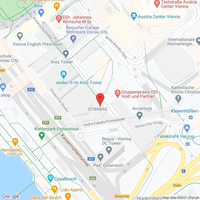 Anfahrtsmappe von Lehrbetrieb Ströck nach Ströck – Donau-City-Straße 9, 1220 Wien – Anfahrtsmappe