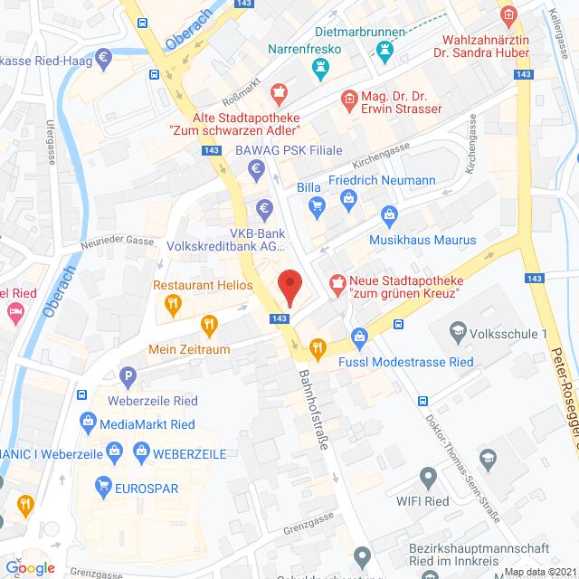 Anfahrtsmappe von Lehrbetrieb Eduscho (Austria) GmbH nach Tchibo – Bahnhofstraße 1a, 4910 Ried im Innkreis – Anfahrtsmappe