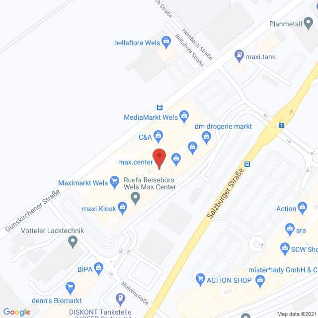 Anfahrtsmappe von Lehrbetrieb Eduscho (Austria) GmbH nach Tchibo – Gunskirchener Straße 7, 4600 Wels – Anfahrtsmappe