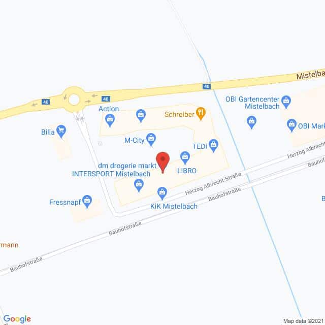 Anfahrtsmappe von Lehrbetrieb Eduscho (Austria) GmbH nach Tchibo – Herzog Albrecht-Straße 1, 2130 Mistelbach – Anfahrtsmappe