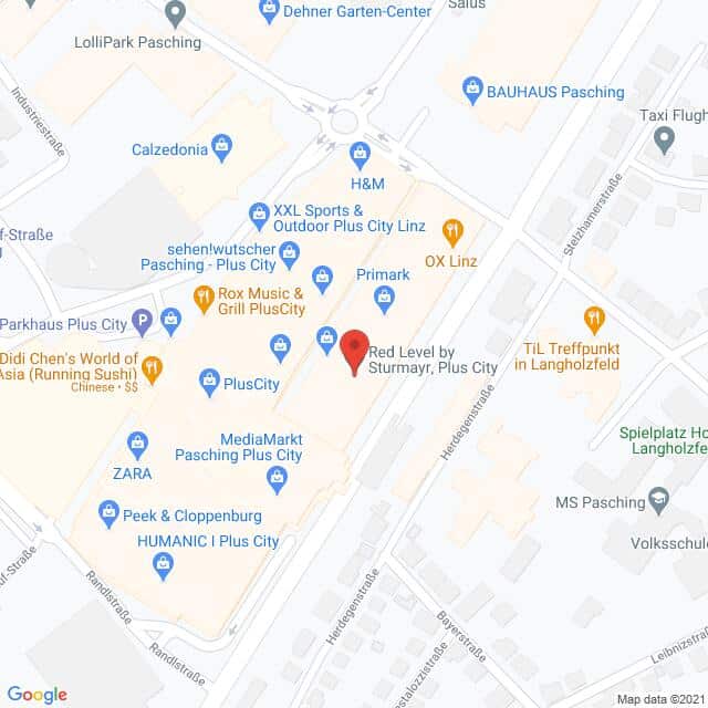 Anfahrtsmappe von Lehrbetrieb Thalia Buch & Medien GmbH nach Thalia Buch & Medien GmbH – Plus-Kauf-Straße 7, 4061 Pasching – Anfahrtsmappe