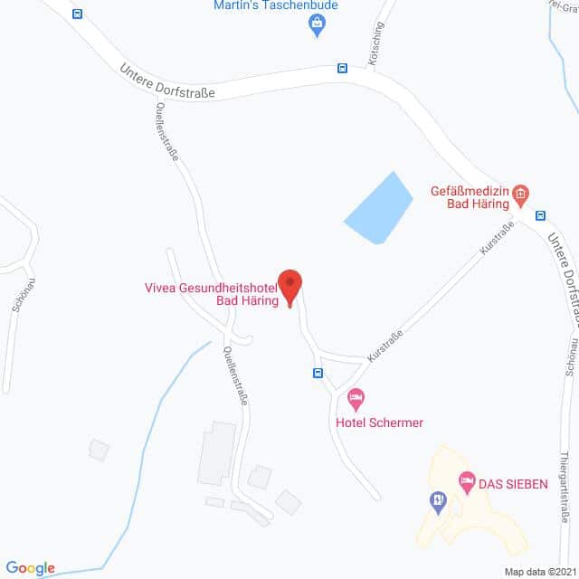 Anfahrtsmappe von Lehrbetrieb Vivea Gesundheitshotels nach Vivea Gesundheitshotels – Kurstraße 1, 6323 Bad Häring – Anfahrtsmappe