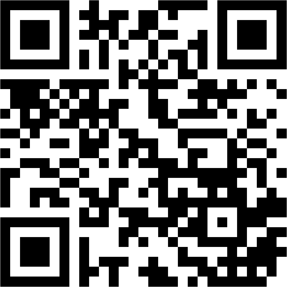 Lehrlingsportal.at Ein schwarzer und weißer QR-Code, der aus quadratischen Mustern auf weißem Hintergrund besteht.