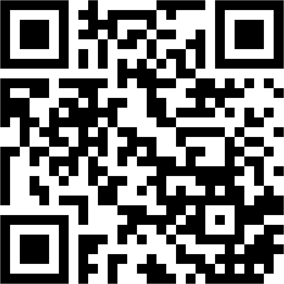 Lehrlingsportal.at Ein schwarz-weißer QR-Code, der auf einem weißen Hintergrund zentriert ist.