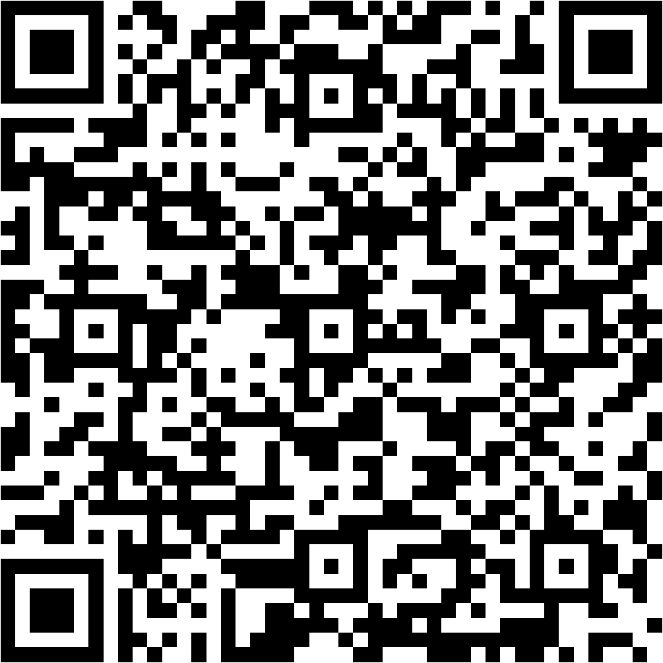 Lehrlingsportal.at Schwarz-weißer QR-Code mit verschlüsselten Informationen, der auf einem einfarbig weißen Hintergrund angezeigt wird.