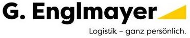 Lehrlingsportal.at G. Englmayer-Logo mit gelbem Dreieck. Text lautet: „Logistik – ganz persönlich.