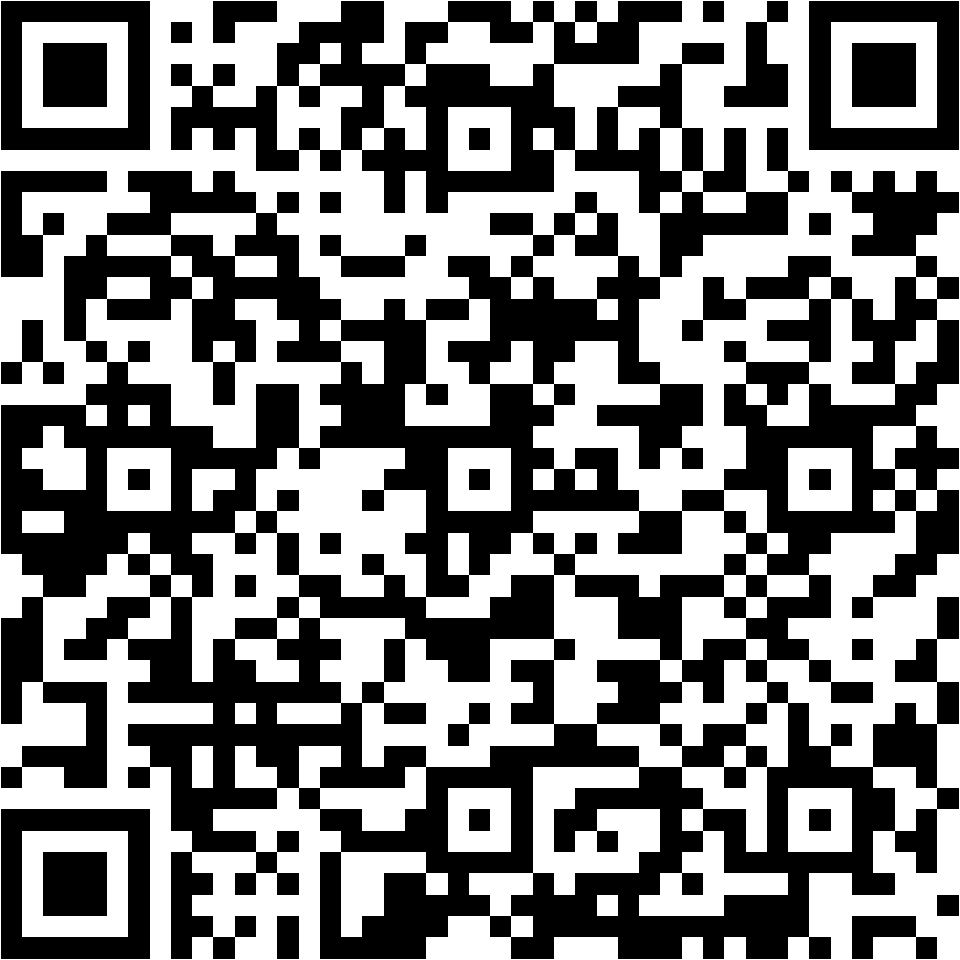 Lehrlingsportal.at Ein schwarz-weißer QR-Code, der kodierte Informationen in einem quadratischen Gittermuster enthält.