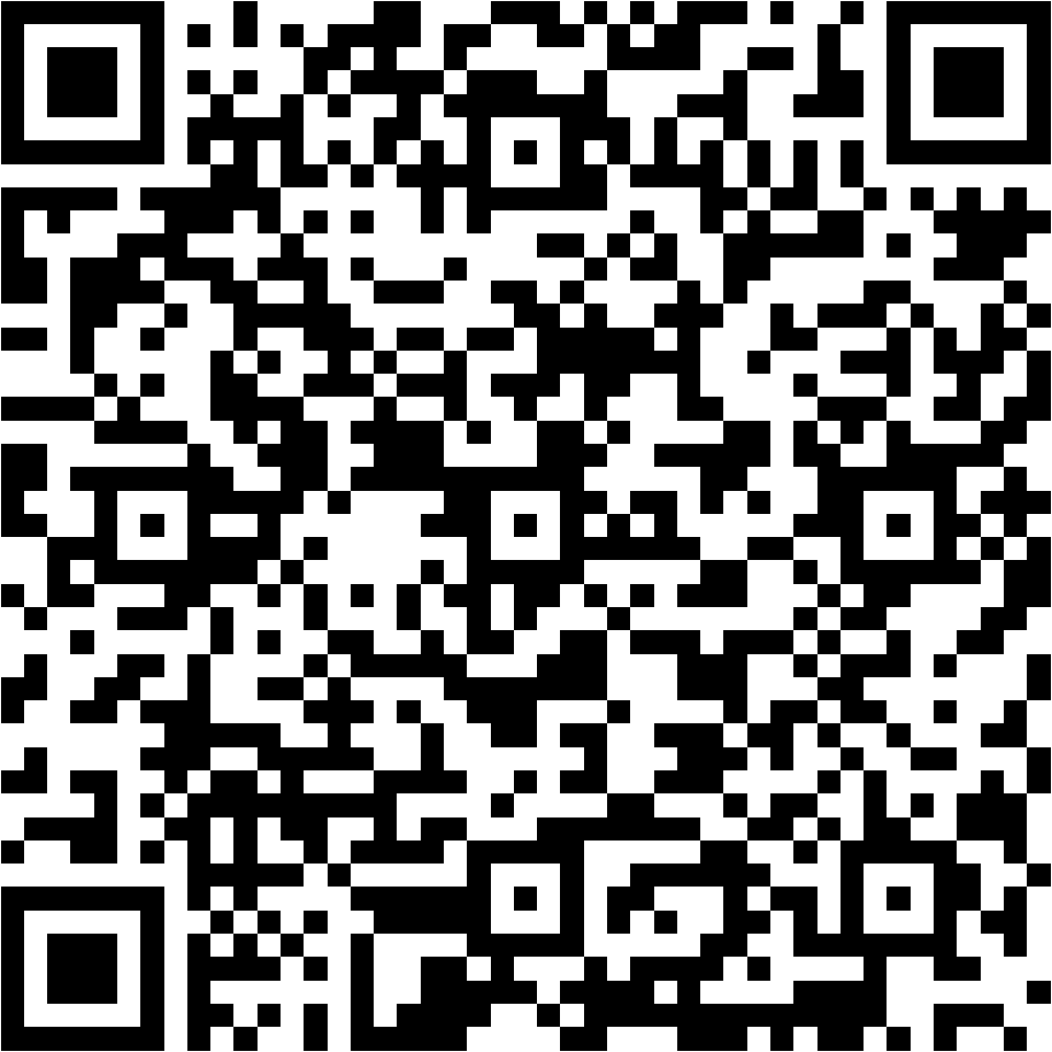 Lehrlingsportal.at Ein schwarzer und weißer QR-Code auf weißem Hintergrund.