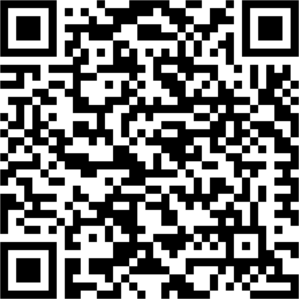 Lehrlingsportal.at Schwarzer und weißer QR-Code auf weißem Hintergrund. Der QR-Code besteht aus einem Muster von kleinen quadratischen Modulen, die in einem Raster angeordnet sind.
