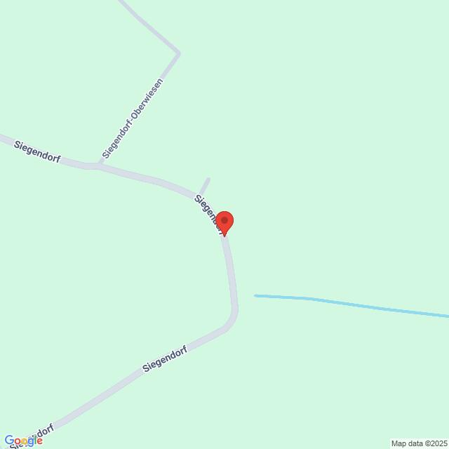Lehrlingsportal.at Eine Karte mit einem markierten Standort an der Kreuzung der Straßen Siegendorf und Siegendorf-Obstwiesen, umgeben von einem hellgrünen Hintergrund.