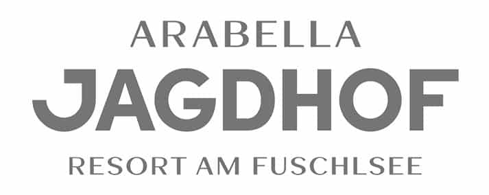 Lehrlingsportal.at Logo mit dem Text "Arabella Jagdhof Resort am Fuschlsee" in Grau, groß geschrieben und zentriert auf weißem Hintergrund.
