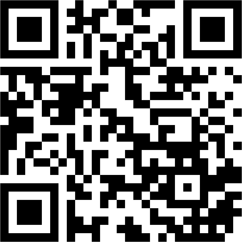 Lehrlingsportal.at Ein schwarz-weißer QR-Code mit einem quadratischen Gittermuster, der für das Scannen mit einem mobilen Gerät konzipiert ist.