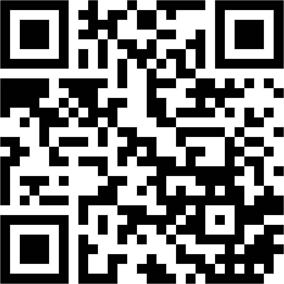 Lehrlingsportal.at Ein QR-Code, der aus schwarzen und weißen quadratischen Mustern auf weißem Hintergrund besteht.