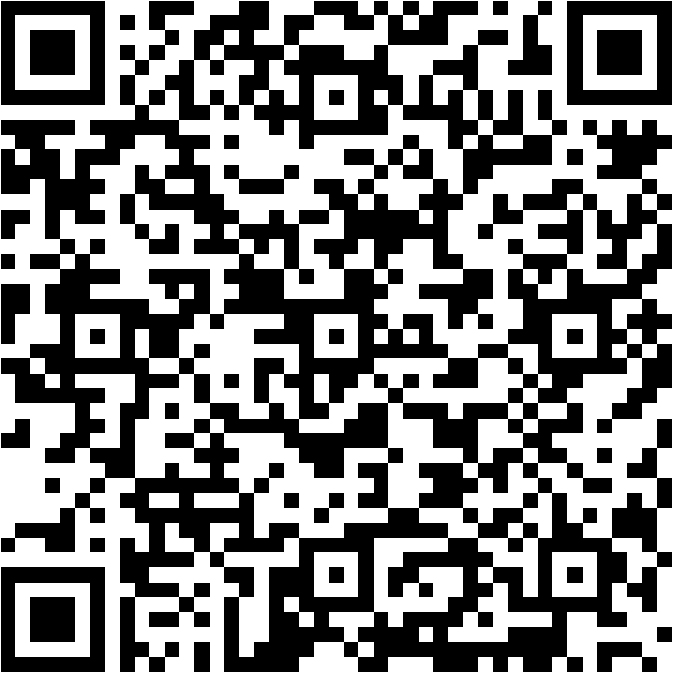 Lehrlingsportal.at Schwarzer und weißer QR-Code auf weißem Hintergrund.