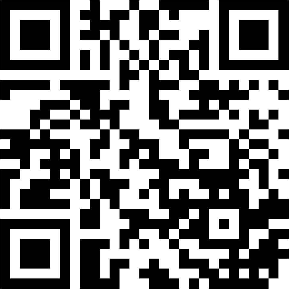 Lehrlingsportal.at Ein schwarz-weißer QR-Code mit einem quadratischen Muster, der mit digitalen Geräten gescannt werden kann, um auf kodierte Informationen oder einen Weblink zuzugreifen.