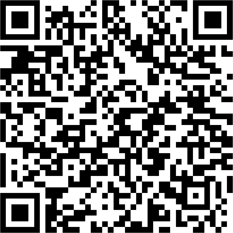 Lehrlingsportal.at Schwarzer und weißer QR-Code, der aus in einem Raster angeordneten quadratischen Mustern besteht und mit einem Gerät gescannt werden kann, um digitale Informationen abzurufen.