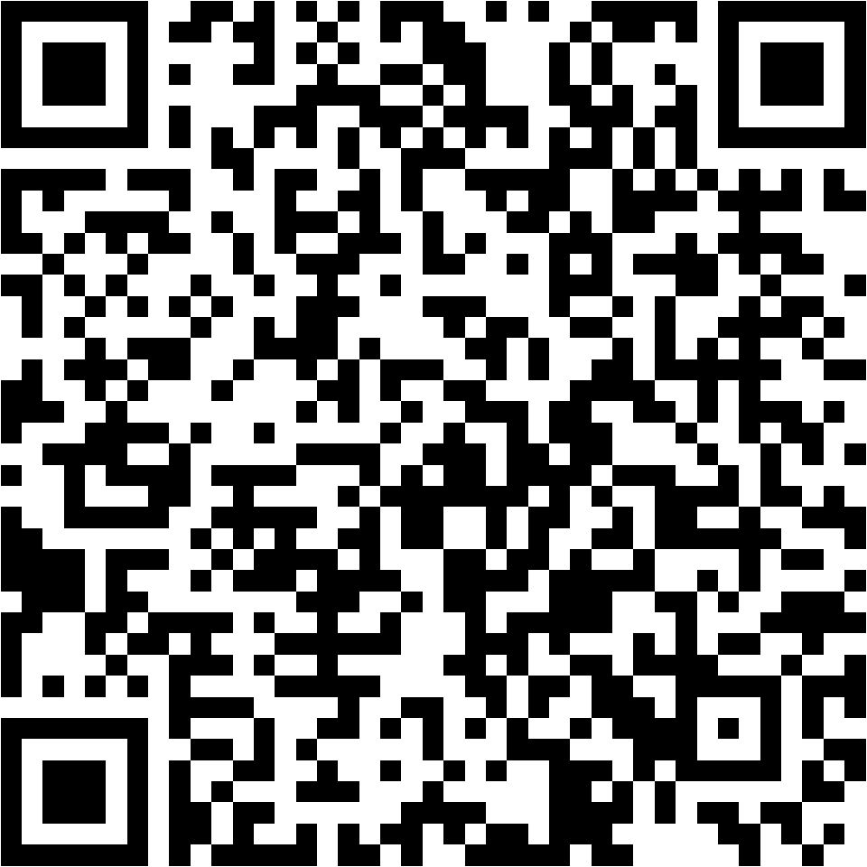 Lehrlingsportal.at Ein schwarzer und weißer QR-Code auf weißem Hintergrund.