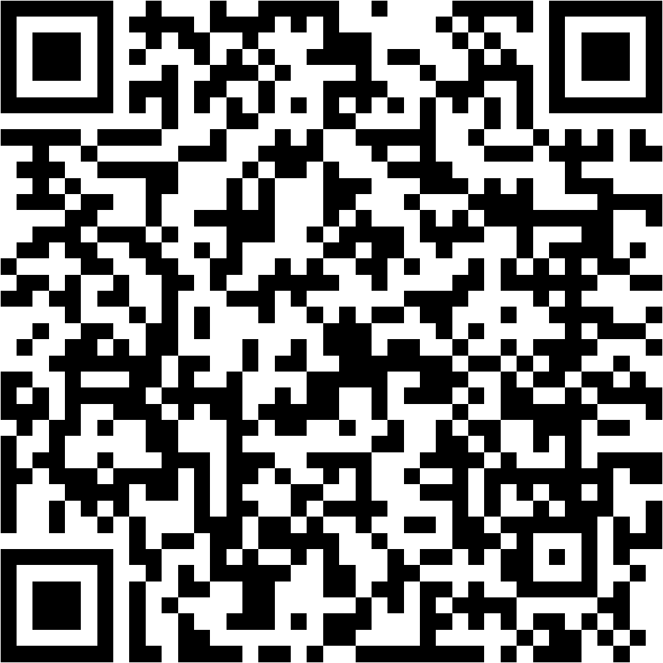 Lehrlingsportal.at Ein schwarzer und weißer QR-Code auf weißem Hintergrund.