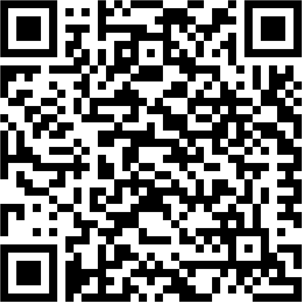 Lehrlingsportal.at Ein schwarzer und weißer QR-Code auf weißem Hintergrund.