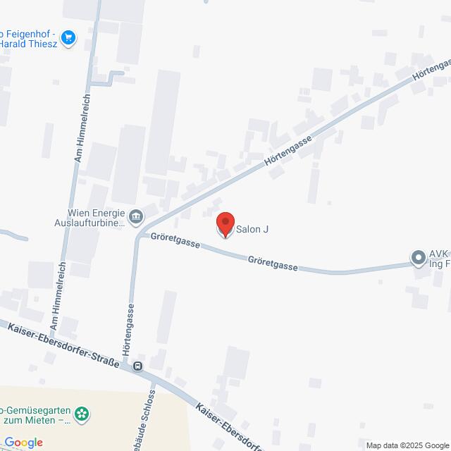 Lehrlingsportal.at Karte mit der Lage des Salon J an der Kreuzung Gröretgasse/Hörtenagasse in Wien, Österreich. Die nahe gelegenen Straßen und Sehenswürdigkeiten sind ebenfalls eingezeichnet.