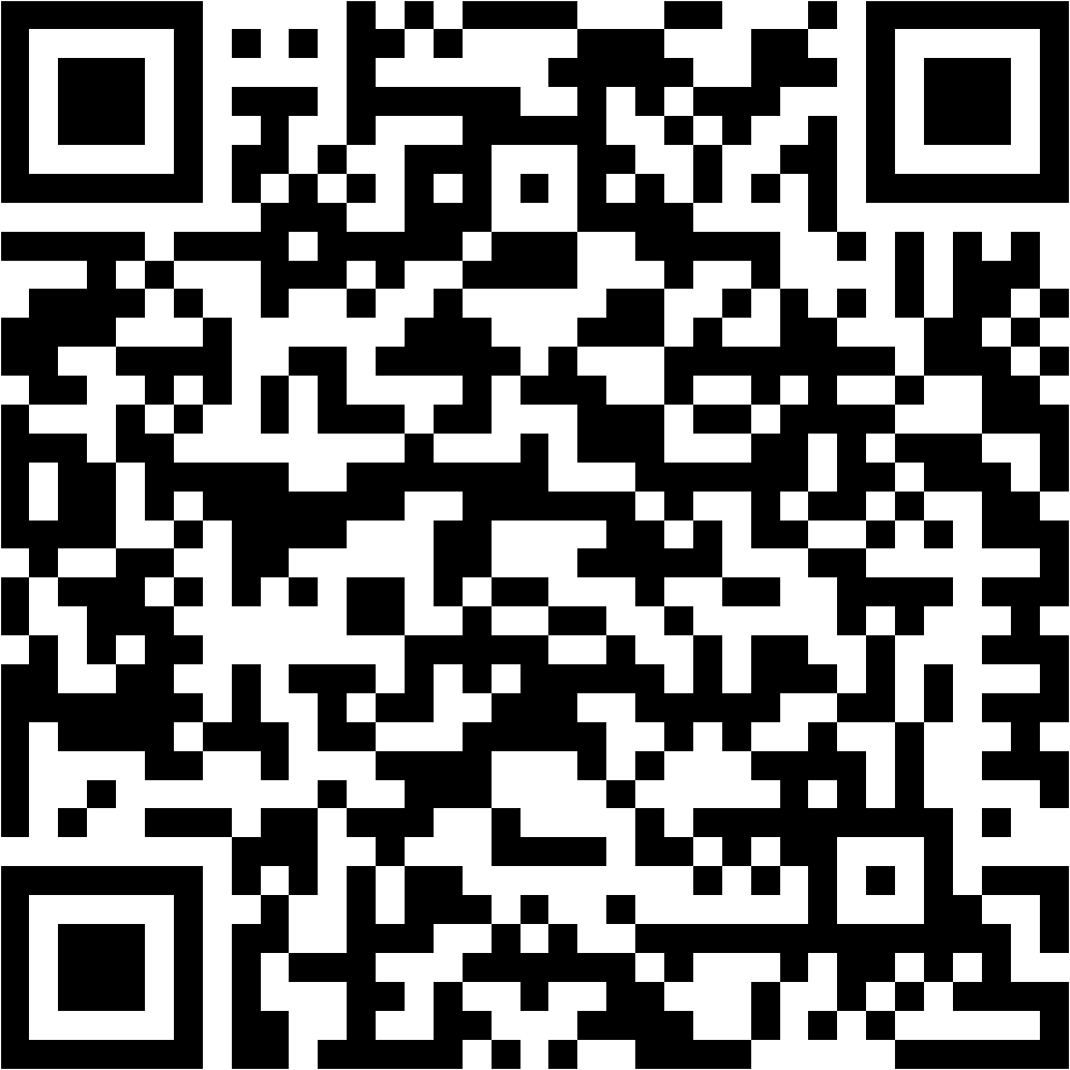 Lehrlingsportal.at Ein schwarz-weißer QR-Code auf weißem Hintergrund.