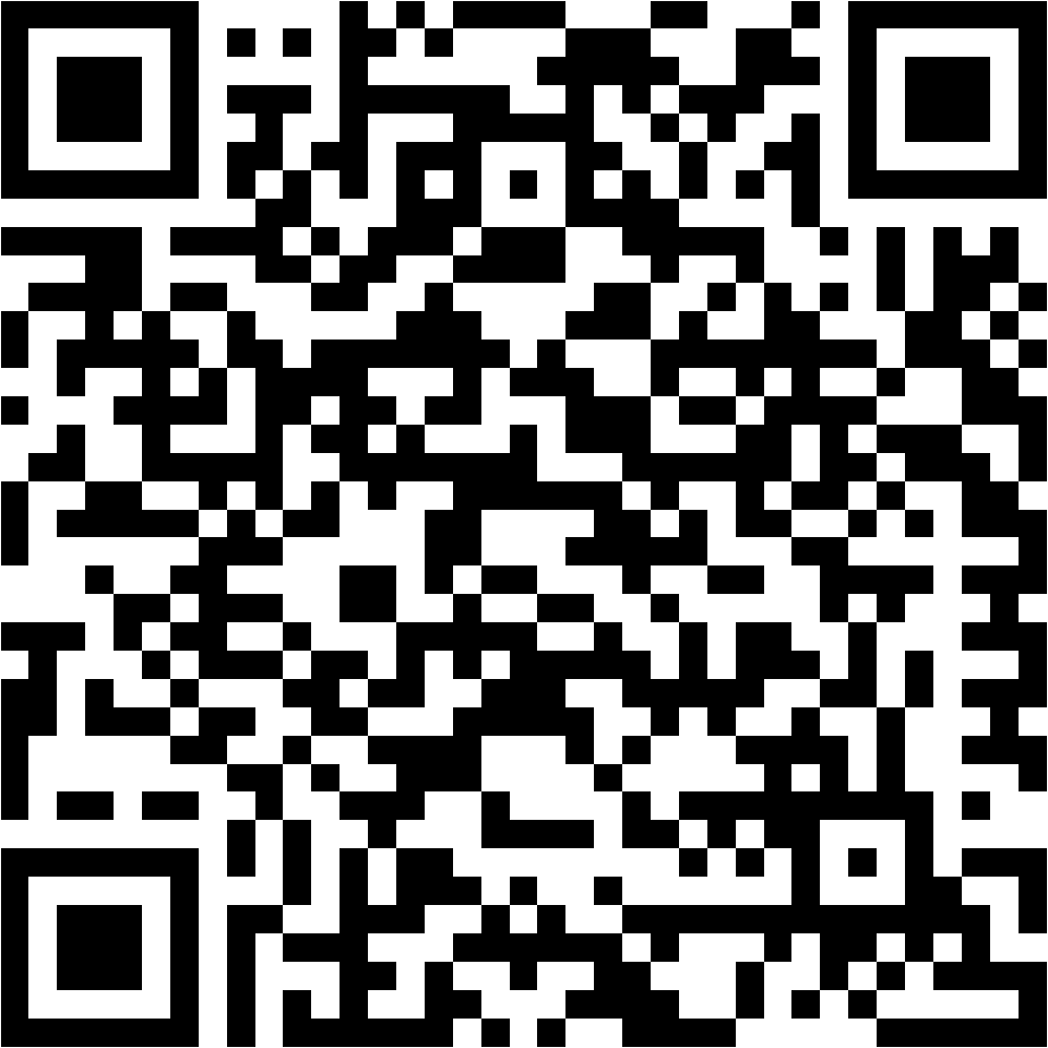 Lehrlingsportal.at Ein schwarzer und weißer QR-Code mit einem quadratischen Standardmuster.