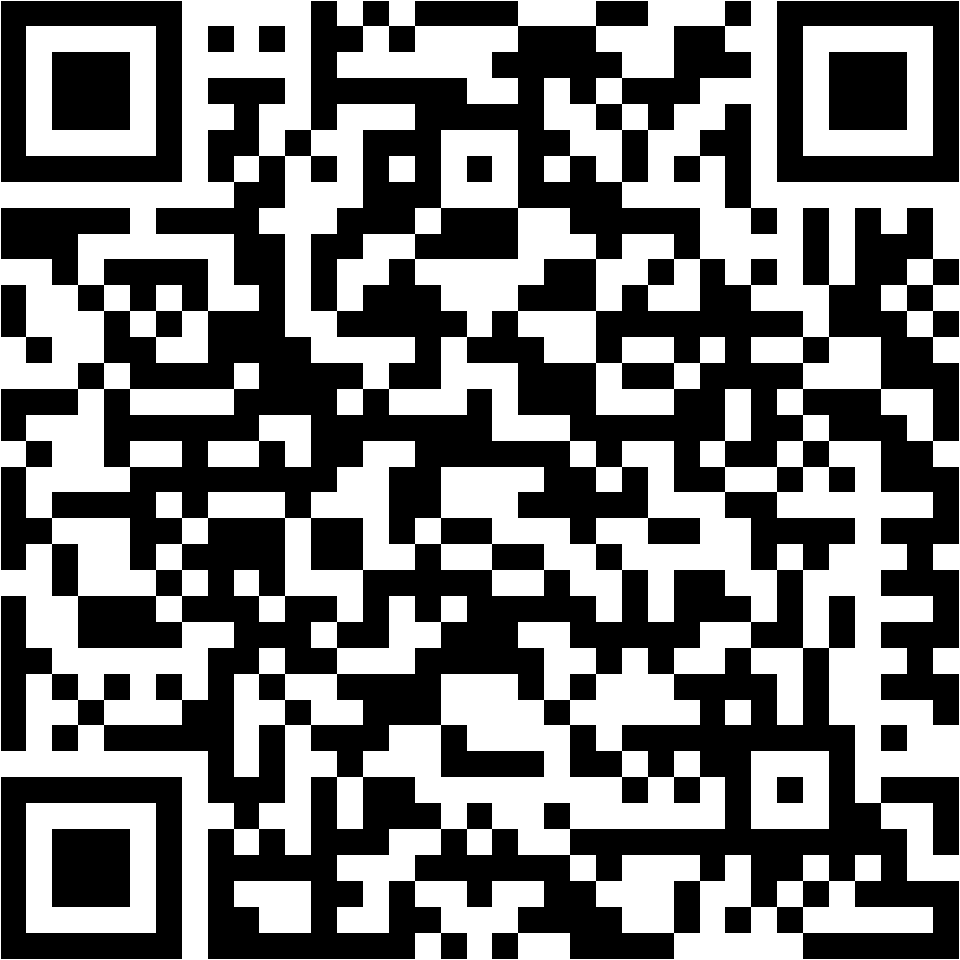 Lehrlingsportal.at Ein schwarz-weißer QR-Code auf weißem Hintergrund.