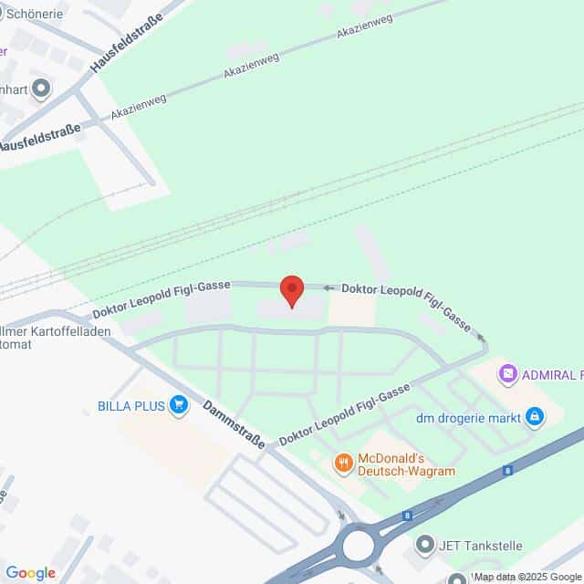 Lehrlingsportal.at Eine digitale Karte, die die Doktor Leopold Figl-Gasse an der Kreuzung mit der Dammstraße zeigt; zu den Sehenswürdigkeiten gehören McDonald's, BILLA PLUS und dm drogerie markt.