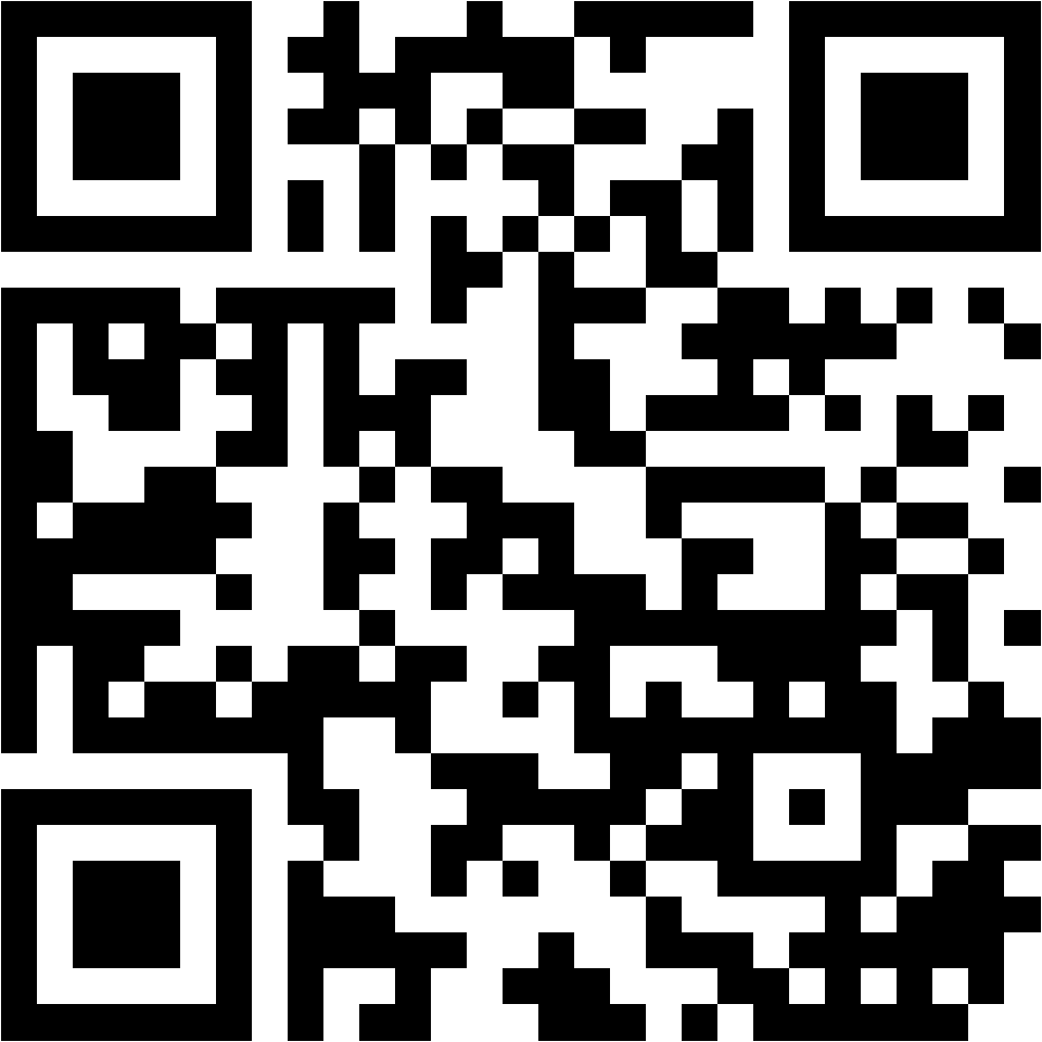 Lehrlingsportal.at Ein schwarz-weißer QR-Code ist auf einem weißen Hintergrund zentriert.
