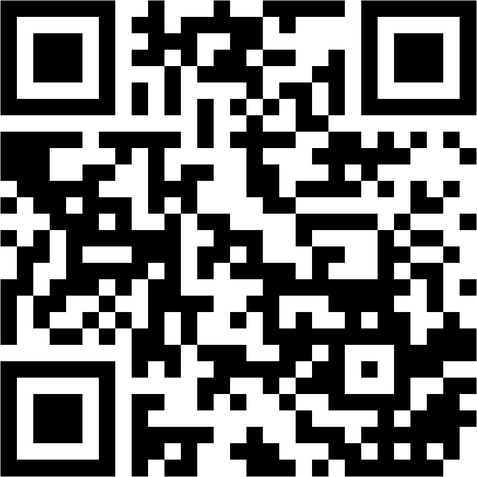 Lehrlingsportal.at Ein schwarzer und weißer QR-Code, der aus quadratischen Mustern besteht, die in einem Raster auf weißem Hintergrund angeordnet sind.