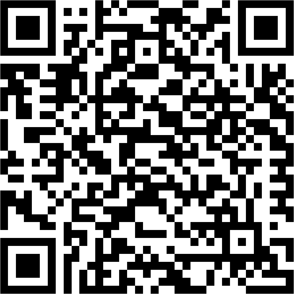 Lehrlingsportal.at Schwarzer und weißer QR-Code mit einem quadratischen Muster, der mit einem mobilen Gerät gescannt werden kann, um auf digitale Inhalte oder eine Website zuzugreifen.