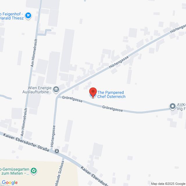 Lehrlingsportal.at Eine Karte zeigt die Lage von The Pampered Chef Österreich an der Kreuzung Gröretgasse und Hörtinggasse in Österreich. Nahegelegene Straßen und Wahrzeichen sind ebenfalls eingezeichnet.
