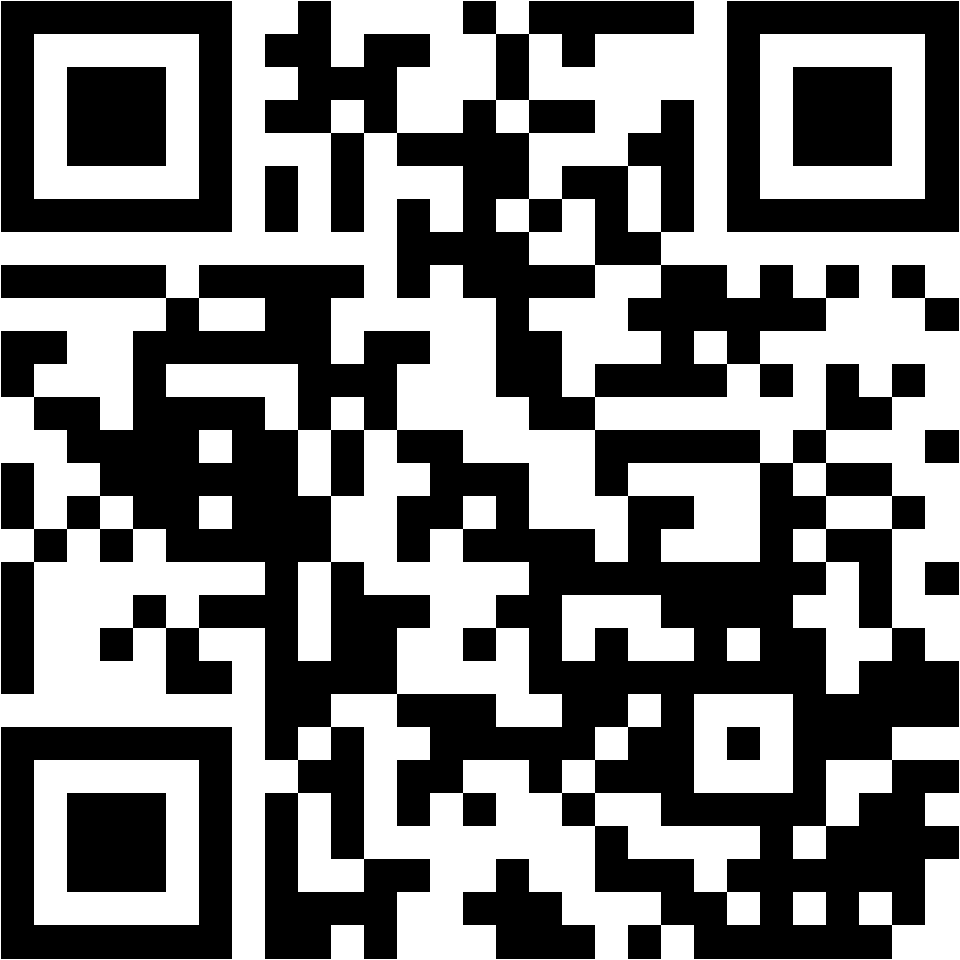 Lehrlingsportal.at Ein schwarz-weißer QR-Code auf einem weißen Hintergrund.