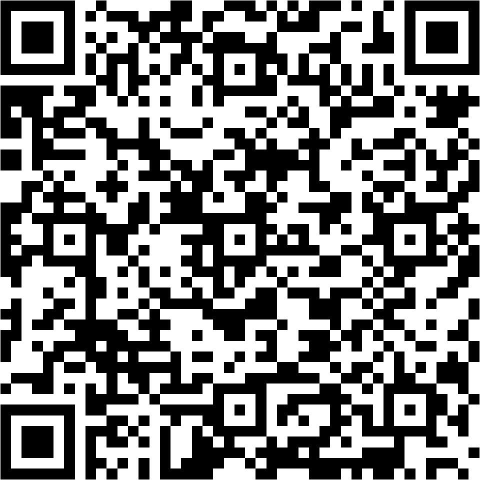 Lehrlingsportal.at Ein schwarz-weißer QR-Code auf einfarbigem Hintergrund.