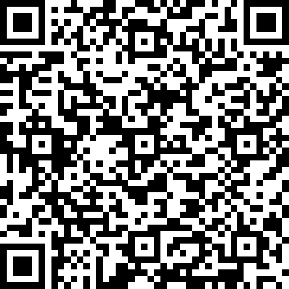 Lehrlingsportal.at Schwarzer und weißer QR-Code auf weißem Hintergrund.