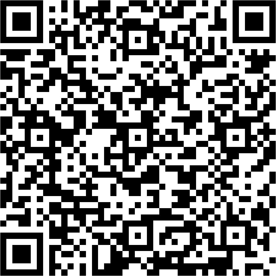 Lehrlingsportal.at Schwarzer und weißer QR-Code auf weißem Hintergrund.