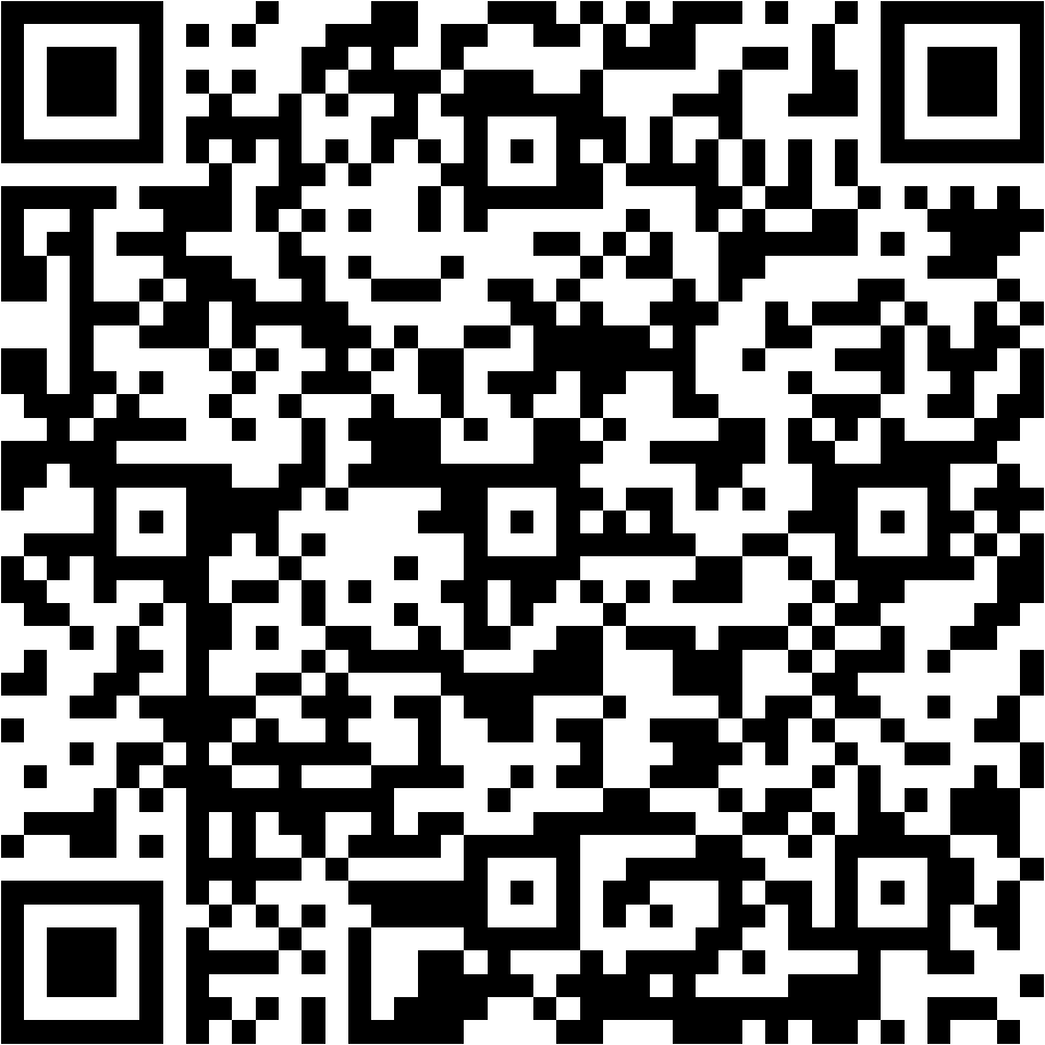 Lehrlingsportal.at Ein schwarz-weißer QR-Code auf einem unifarbenen Hintergrund.