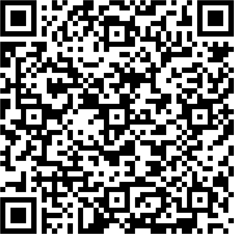 Lehrlingsportal.at Ein schwarzer und weißer QR-Code auf weißem Hintergrund.